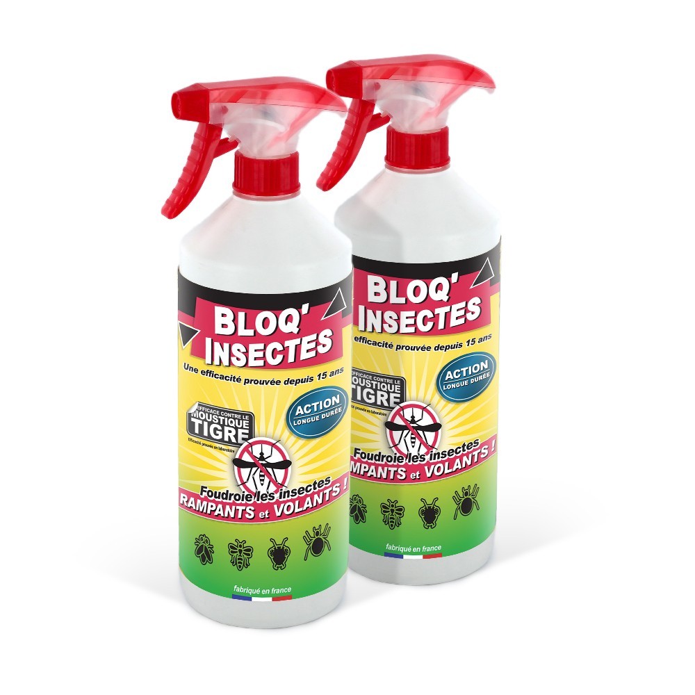 Lot de 2 pièges électriques INSECT EX contre les mouches et moustiques